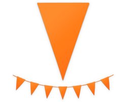 BTH - Slingers - Oranje - Slingers Verjaardag - Vlaggenlijn - Verjaardag Versiering - EK WK - Vlaggetjes - Decoratie