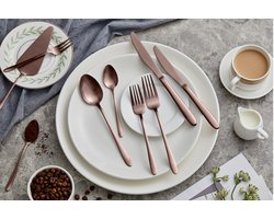 Buccan – Bestekset – London – RVS – 39 delig – Roségoud