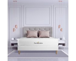 Buckingham matras 180 x 210 cm , Traagschuim , Gebalanceerd, 7 comfortzones