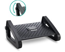 BUDDLEY Voetensteun Bureau - Verstelbaar - Voetenbankje Bureau Ergonomisch - Voetenbankjes Verstelbaar - Voetsteun Kantoor - Ergonomische Voetenbank Office - 44CM