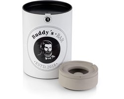 Buddy´s Bar Concrete - Windasbak - Beton grijs - 10,5 cm - Met deksel en antislip onderzijde