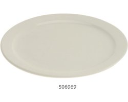Budgetline bord plat 21cm 6 stuks