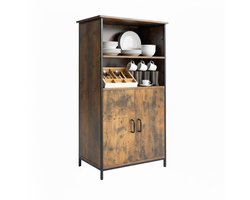 Buffetkast - 124,5 x 60 x 35 cm - industrieel