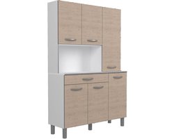 Buffetkast Eko met 6 deuren & 1 lade - eikdecor