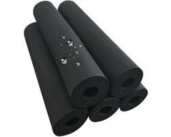 Buisisolatie Schuimslang - Isolatiebuis Pijp Isolatie - Leidingen Isoleren - Duurzaam Rubberschuim - ID 22mm T 15mm - Zwart