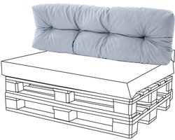 Buiten Palletkussens - Getufte Tuinkussens voor Palletbank - Palletkussen - Rugkussens voor Pallet - Waterbestendig Zitkussen - (Lang rugkussen)