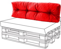 Buiten Palletkussens - Getufte Tuinkussens voor Palletbank - Palletkussen - Rugkussens voor Pallet - Waterbestendig Zitkussen - (Lang rugkussen)