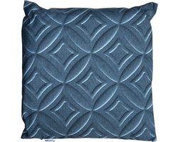 Buiten sierkussen all weather Toscane grijs - 45 x 45 x 10 cm