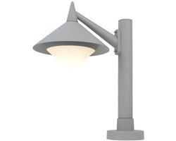 Buiten Staande Lamp Tuinvoet Pad ALU Zuil Spotlight Armatuur grijs WOFI 379401500500