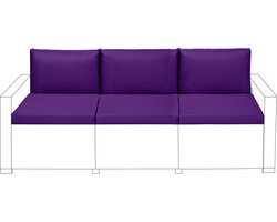Buiten Zitkussens met Rugkussens - Tuinkussens - Waterbestendige Tuinzitkussens voor Rotan Stoelen - Tuinstoelkussen voor Terrasmeubilair