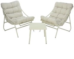 Buitengewoon Boet Balkonset 3 dlg - Crème