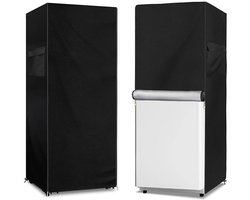Buitenhoes voor vriezer, beschermhoes voor koelkast, koelkasthoes, stofhoes, stofhoes van Oxford-stof, afmetingen: 61x76x170 cm