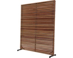 Buitenhof Tuinmeubelen houten tuinscherm - afscheidingsscherm gerecycled teakhout