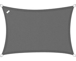 Buitenkado schaduwdoek 2,5 x 5m rechthoek - HDPE - 5-dlg
