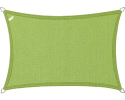 Buitenkado schaduwdoek 2,5x3,5m rechthoek - lime groen