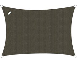 Buitenkado Schaduwdoek rechthoek 2.5x3 - Taupe zwart