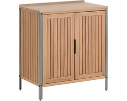 Buitenkeuken Kast - Tuinopslag Meubel - Buiten Koken - Gecertificeerd Acaciahout - 50x80x92 cm - Bruin