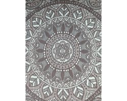 Buitenkleed 120-180cm, bruin/creme, Mandala