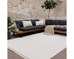 Buitenkleed Border - Naturel/Wit - dubbelzijdig - EVA Interior - 160 x 230 cm - (M)