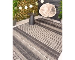 Buitenkleed - Coastal Sunset grijs/beige 160x230 cm