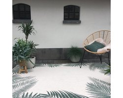 Buitenkleed Leaf - Groen - dubbelzijdig - EVA Interior - 200 x 290 cm - (L)