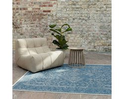 Buitenkleed Nova blauw - Interieur05 - 160 x 230 cm - (M)
