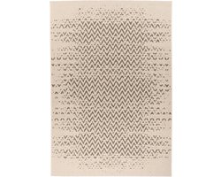 Buitenkleed | Splash | Crème/Bruin | 80x150 cm | Buitentapijt | Tuintapijt