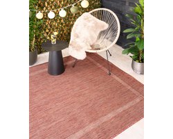 Buitenkleed - Sunset rood 80x150 cm