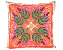 BUITENKUSSEN PALMBOOM KLEUR 45X45CM MET RITS