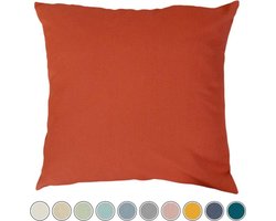 Buitenkussen Qush Royal - Sunbrella Paprika| Waterbestendig | kleurvast | vlekbestendig | schimmelwerend - Sierkussens buiten tuin loungekussen / tuinmeubel kussen /tuinkussen / buitenkussens / palletkussen