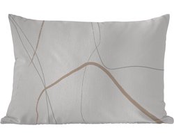 Buitenkussens - Abstract - Minimalisme - Line art - 60x40 cm - Weerbestendig