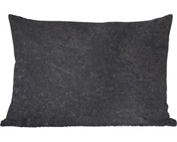 Buitenkussens - Tuin - Beton - Grijs - Textuur - Retro - Industrieel - 50x30 cm