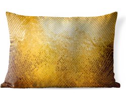 Buitenkussens - Tuin - Gouden glitter achtergrond - 60x40 cm