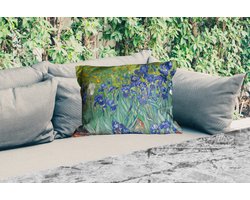 Buitenkussens - Tuin - Irissen - Vincent van Gogh - 50x30 cm