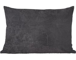 Buitenkussens - Tuin - Leisteen - Beton - Natuursteen - Grijs - Industrieel - 50x30 cm