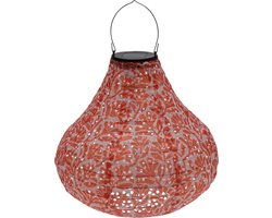 Buitenlamp - Buitenverlichting - Lampion - Solar Tuinverlichting - oranje - Tuinverlichting op zonne energie - Tuinverlichting - Buitenlampjes - Tuinverlichting op zonneenergie - Buitenverlichting - Buitenlamp