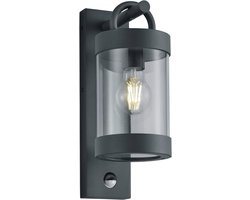 Buitenlamp met Bewegingssensor - Wandlamp Buiten - Tuinverlichting - Antraciet