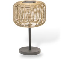 Buitenlamp Nina Garden Solar Rotan - 35x35x53 cm - Padverlichting - zonne-energie
