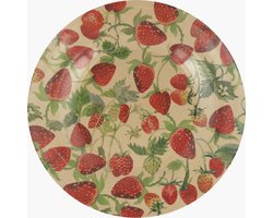 Buitenservies - Emma Bridgewater Strawberries - Bord voor picknick Eco Friendly - Onbreekbaar bord - biologisch afbreekbaar