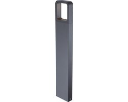 Buitensokkel Globo KALYKE LED - Aluminium donkergrijs gegoten