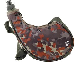 Buitensport kampeerketel, taille-vormige waterkoker, draagbare woestijnketel, trainingsketel, donkerkaki