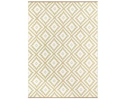 Buitentapijt Beige 270 x 370 cm - Geometrisch Design voor Terras en Tuin