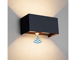 Buitenwandlamp met Bewegingsmelder en Instelbare Lichtstraal - 24W Warmwit IP65