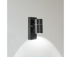 Buitenwandlamp met schemeringssensor - Waterdichte LED buitenlamp met lichtsensor voor tuin en oprit