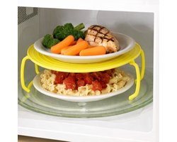 BukkitBow - Magnetron Bord Standaard - Hittebestendig Magnetron Rek - Stapelrek voor 2 Borden
