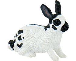 Bullyland 64611 – Speelfiguur en verzamelfiguur Haas – ca. 5,5 cm – levensecht en detailrijk vormgegeven – ideaal als educatief speelfiguur en klein cadeautje voor kinderen vanaf 3 jaar.