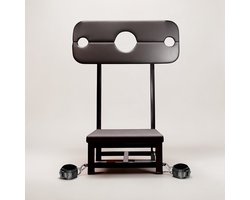 BUM BLING® Sex Stoel - Sex Chair - BDSM Meubel - Zwart - Verstelbaar - Met Voetboeien