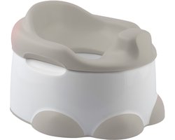 Bumbo Step 'n Potty Taupe - Toilet Trainer- Opstapje -Toilet Bril Zitje - 3 in 1 WC Potje - Plaspotje - Urinepotje - WC Zindelijkheids Training voor Jongens/Meisjes - Urinoirs voor Kind/Peuter van 2 tot 7 jaar - WC Verkleiner