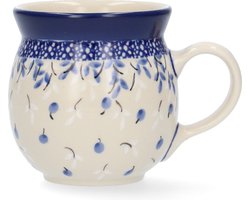 Bunzlau Castle | Boeren mok 240 ml - Berry Dance | Handgemaakt | Koffie beker | kop