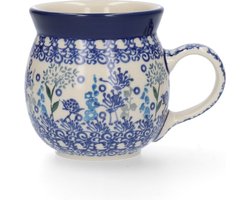 Bunzlau Castle | Boeren Mok 240 ml - Floral Party | Handgemaakt | Koffie beker | kop